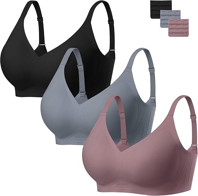 3 PACK - DAILY WEAR BRAS