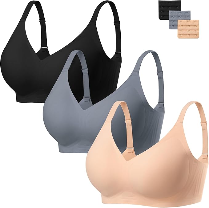 3 PACK - DAILY WEAR BRAS
